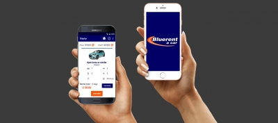 App BlueRent für iOS und Android